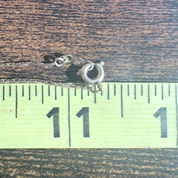 1/20 12k Gold Triangle Link Chain Necklace Spring Ring Clasp Size 22.5" Length - Picture 8 of 10